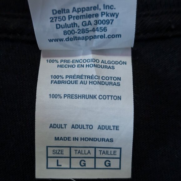 Pepperoni Pizza T-Shirt Delta Tag, Large - Picture 3 of 4